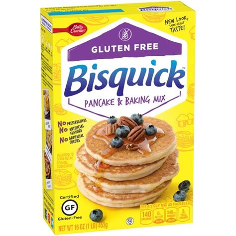 For some odd reason, bisquick no longer shows the sweet shortcake biscuit recipe on their box. Bisquick Gluten Free Pancake & Baking Mix - 16oz : Target
