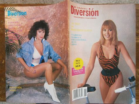 Margarita Gralia Sexy Foto En Portada Revista Diversion 1989 Mercadolibre