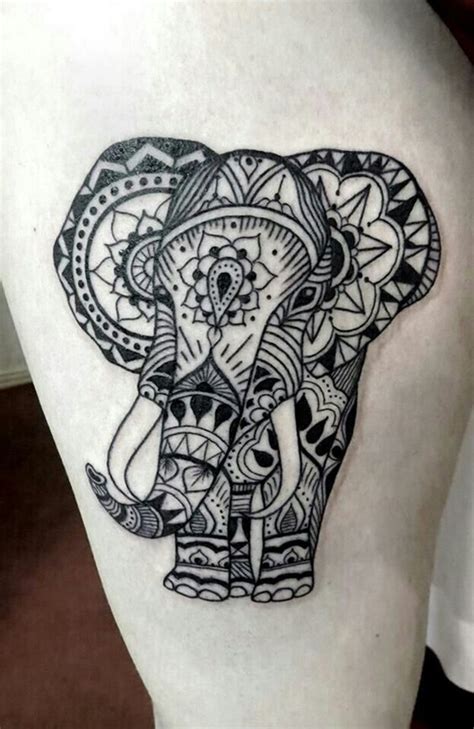 40 lovely and cute elephant tattoo design bored art