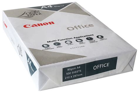 Buy Canon A4 80gsm White Photocopy Paper 1 Ream 500 Sheets At