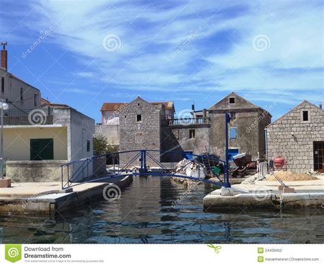 Village At The Coast Of The Adriatic Sea Stock Photo Image Of