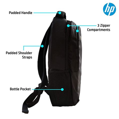Multicolor Hp Laptop Bag 156 Inch Black Blue Backpack Capacity