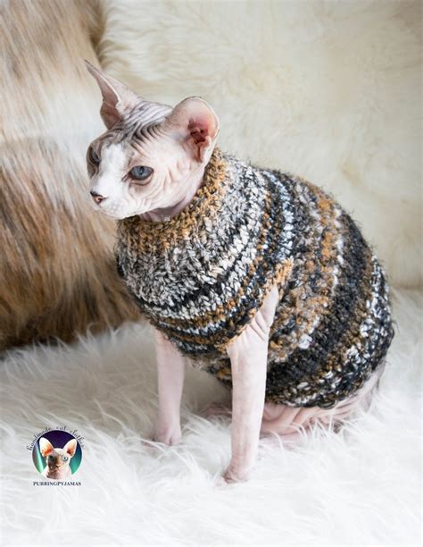 Sphynx Sweater Chunky Cat Sweater Sweater For Sphynx Cat Etsy