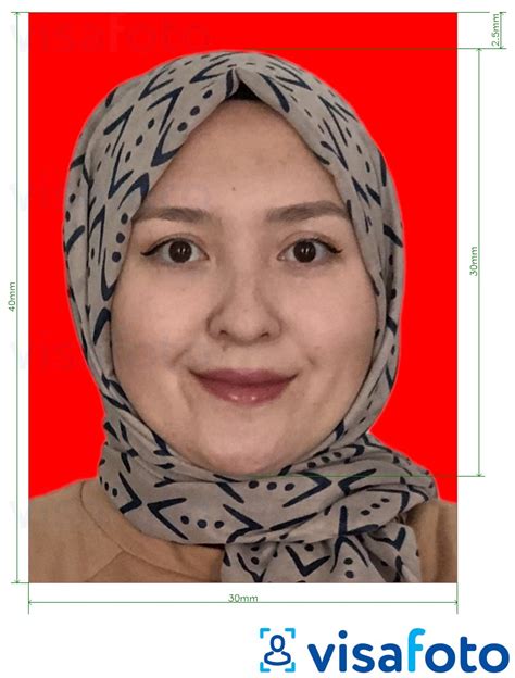 Preparing to take your photo requires a lot of details but one is a solid background. Indonesia visa photo 3x4 cm red background size, tool ...