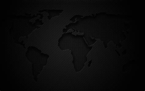 Download World Map Black Hd Desktop Wallpaper