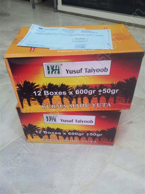 Yusuf taiyoob namo org.dio suko mkn kurma.lamo2 dio komersialkan kurma.bleh mkn time bulan poso.cuti sem dah abis.den bwk balik kurma buek mkn2 isi perut dokek kolej.omak ayah den koba baguih mkn kurma ota pndai.pokya pon suko mkn kurma.solalu dtg bilik. Kisah Hidup Eriq: Kilang Yusuf Taiyoob di Kota Damansara