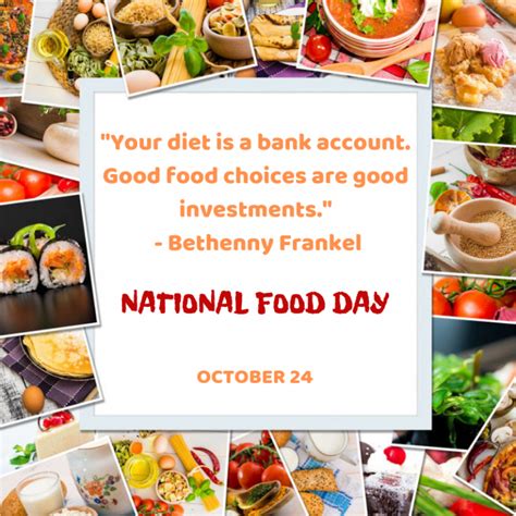 October 24 Is National Food Day Orthodontic Blog