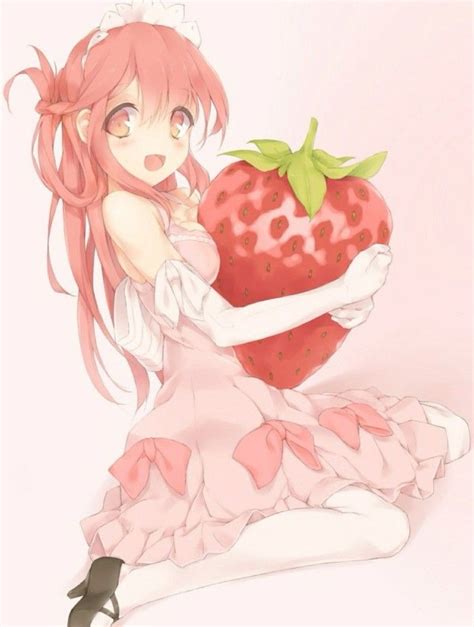 Strawberry Anime Kawaii Art Manga Anime
