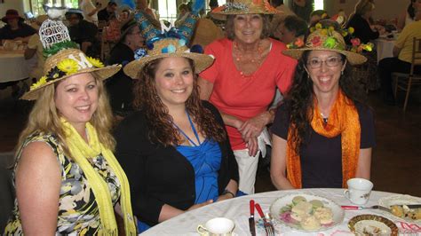 Moms And Hats On Display At Locust Grove Tea Luncheon