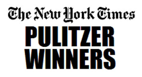 The New York Times Pulitzer Winners The New York Times Pulitzer