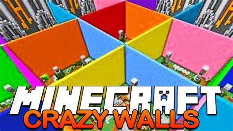 Minecraft Novo Mini Game Crazy Walls Youtube