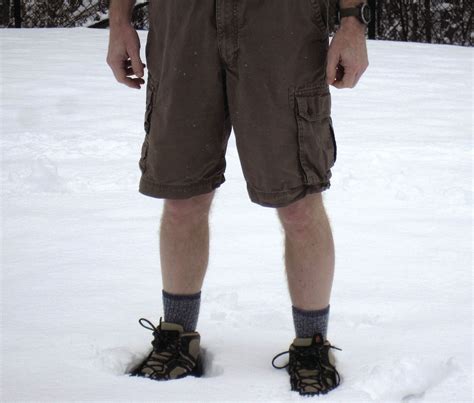 Dont Cause A Shrinkage Of Respect By Wearing Shorts In Cold Weather