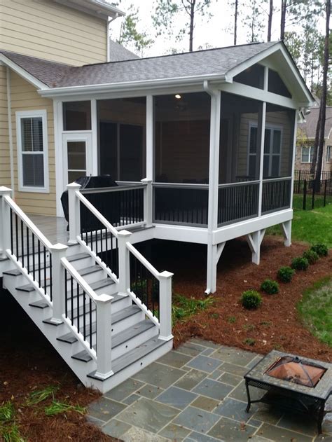Projects — Deckscapes Bluestone Patio Backyard Porch Patio Deck Designs