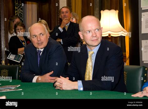 Ian Duncan Smith And William Hague During Lady Thatcher S Visit To Parliament In October 2007