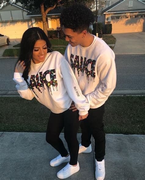 Pin By Bekka On Tiempo Cute Couple Outfits Couples Matching Outfits Swag Cute Black Couples