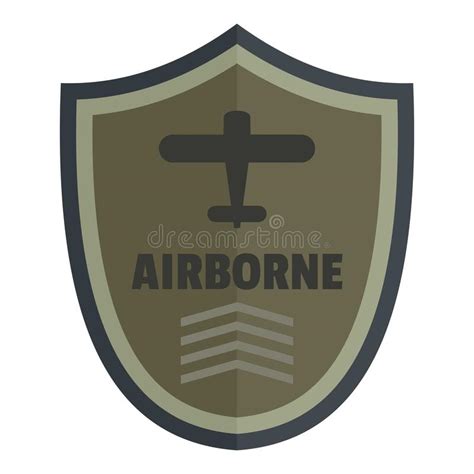Airborne Logo Set Simple Style Stock Vector Illustration Of Journey