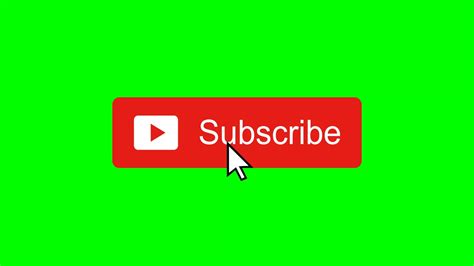 Subscribe Green Screen Youtube