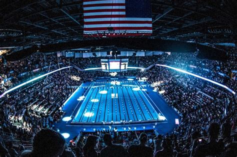 olympic trials pool begins filling   fire truck