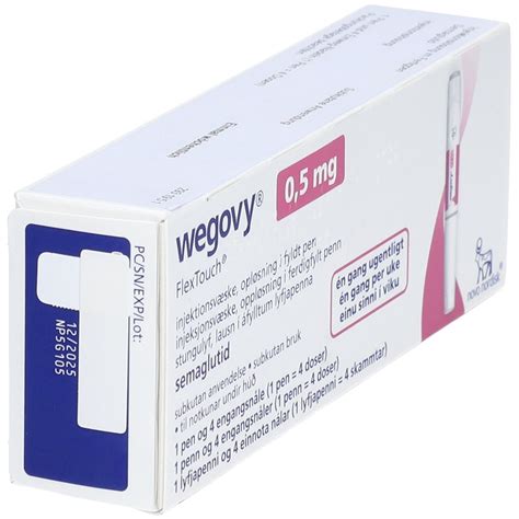 Wegovy 05 Mg Flextouch Injektionslsgfertigpen 1x15 Ml Mit Dem E