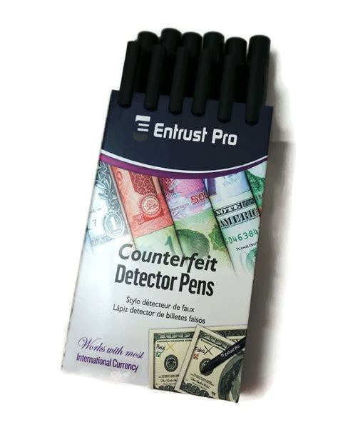 Counterfeits as simple as a slug were used to defeat older vending machines. Counterfeit Money Detector Pen False Fake Bill Marker To Check Dollars Anti Dual #EntrustPro ...