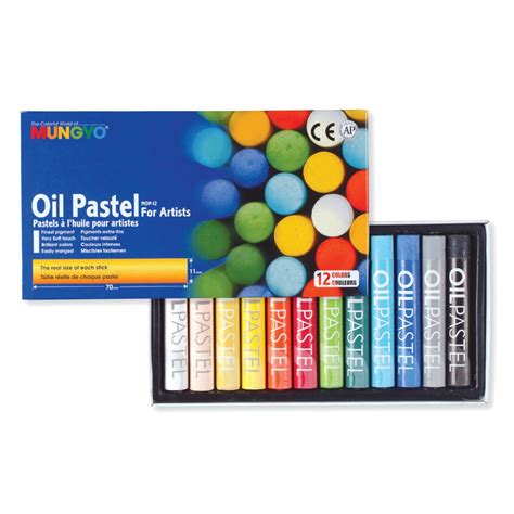 Oil Pastel 12 Assorted Colors
