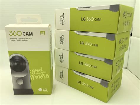 New Sealed Lg 360 Cam Spherical Camera Wide Angle 2k Video Silver Lg