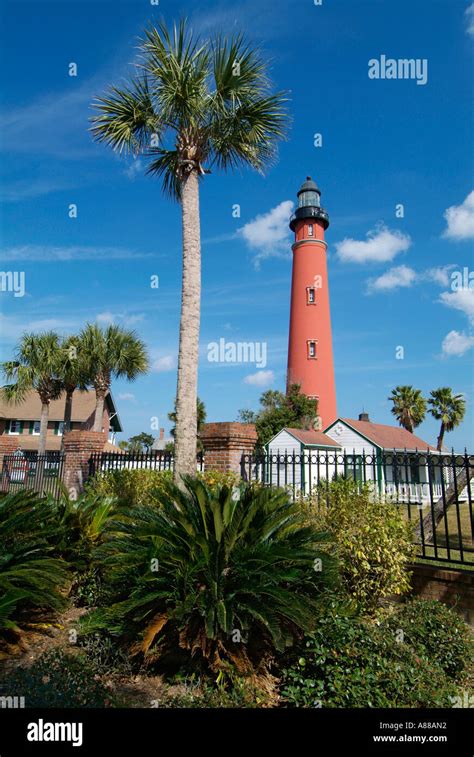 Ponce Inlet Lighthouse Museum Stock Photo Alamy
