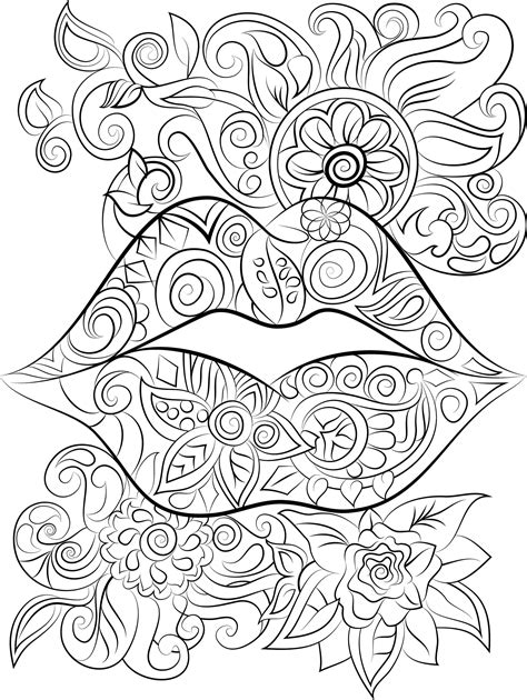 Free Printable Coloring Sheets For Adults Printable Templates