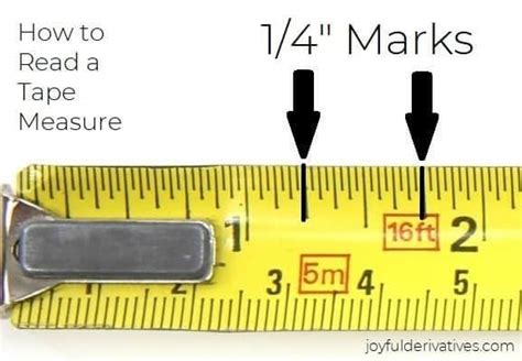 Turn reading a measuring tape into an effortless and easy task with this simple and clear tutorial for how to read a tape measure. How to Read a Tape Measure - Simple Tutorial & Free Cheat Sheet - Joyful Derivatives