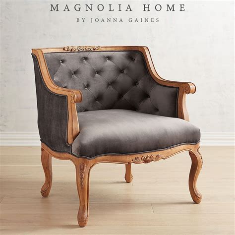 Magnolia Home Fog Bloom Chair Pier 1 Imports Quality Living Room