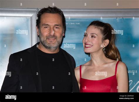 Gilles Lellouche And Maria Valverde Arriving At Plonger Paris Film