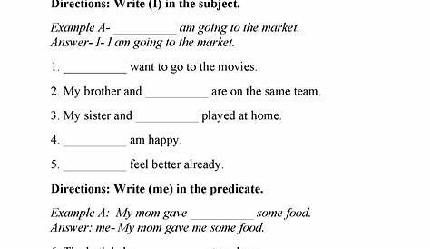 pronoun worksheets
