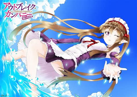 Hd Wallpaper Anime Girls Elbia Hanaiman Outbreak Company Wallpaper