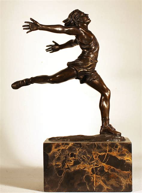 Bronze Statue, Bronze, Dancer 11x6ins, Art Ref:BRZ535