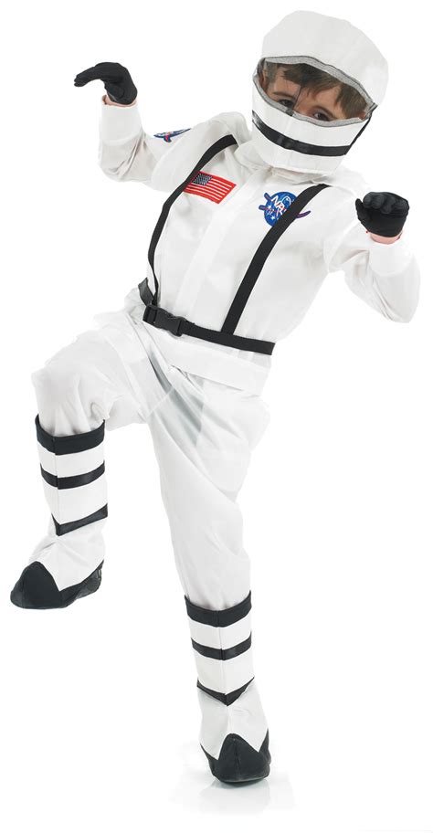 Astronaut Boys Fancy Dress Space Suit Kids Childs Uniform Spaceman