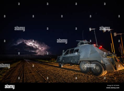The Storm Chasers Of The Tiv 2 Or Tornado Intercept Vehicle 2 Prepare