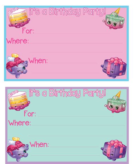 Shopkins Birthday Party Ideas Photo 1 Of 3 Catch My Party