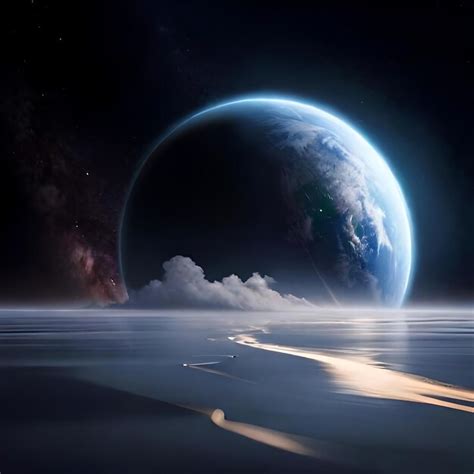 Premium Ai Image Planets Astronauts Deep Space Landscape Star Fantasy