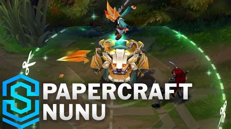Papercraft Nunu Skin Spotlight League Of Legends Youtube