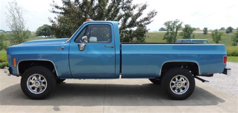 Blue book value 1981 chevy pickup. 1977 Chevrolet K20 P/U truck Custom Deluxe 20 3/4 ton 1 ...