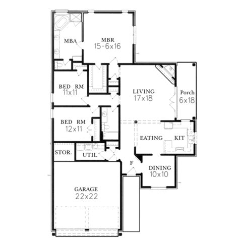 Blueprint House Sample Floor Plan