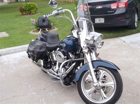 The springer is one of the most beautiful bikes harley has ever built, and this bike grabs every bit of that nostalgia. 2002 heritage softail custom for sale on 2040-motos