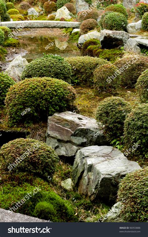Japanese Moss Garden In Kyoto Japan Stock Photo 96953888 Shutterstock