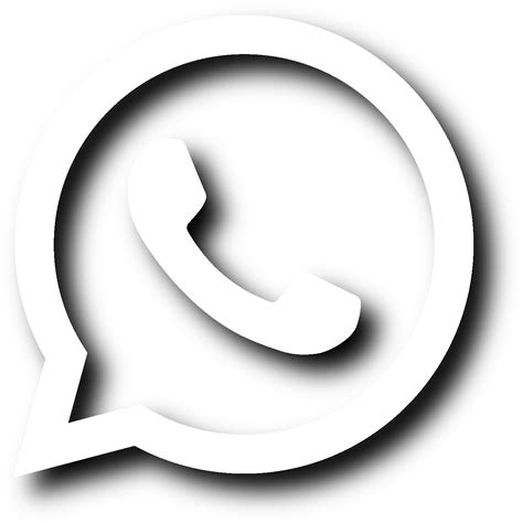 Png Whatsapp Icon Black And White Whatsapp Logo Free Download
