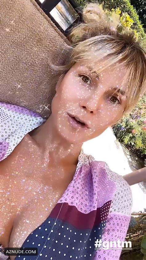 Heidi Klum Flaunts Her Milf Tits On Instagram Live Aznude