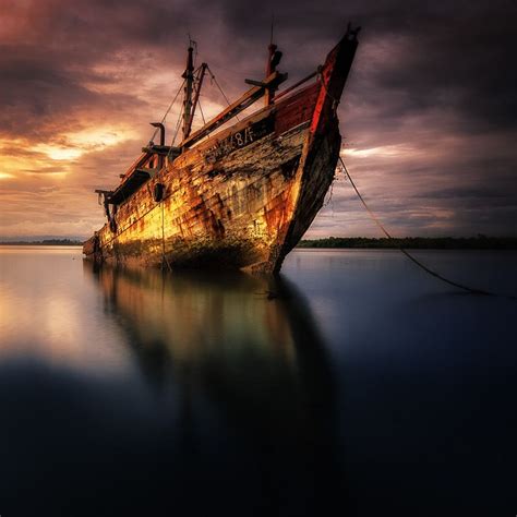 Stranded Ship By Esmar Abdul 500px Ship Boat Beautiful Nature