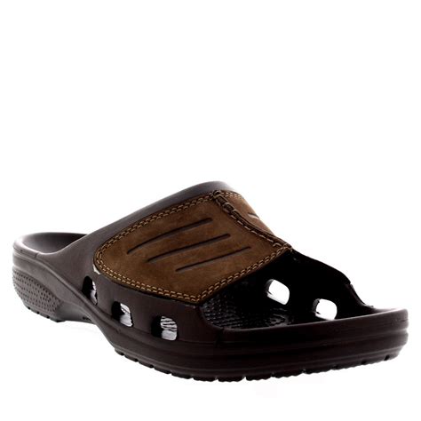 Mens Crocs Yukon Mesa Slide Lightweight Beach Slip On Open Toe Sandals