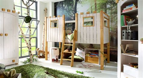 Lässt sich von einem hochbett auch zu einem. Kinderhochbett als Ritterburg aus Holz - Kids Paradise