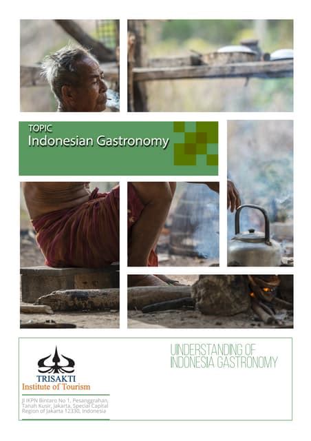 Understanding Of Indonesia Gastronomi Pdf