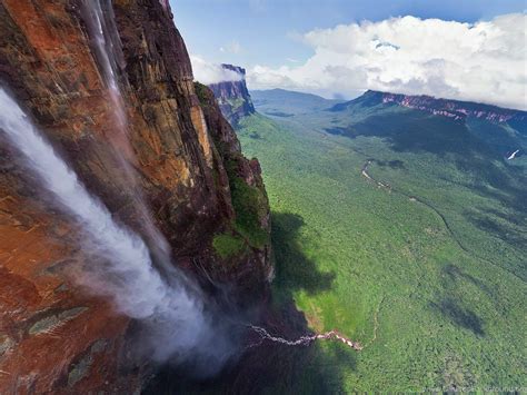 Mount Roraima Venezuela Brasilien Guyana Wasserfall Waterfall